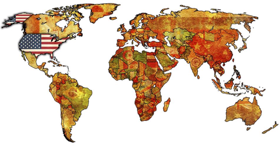 Map of the world