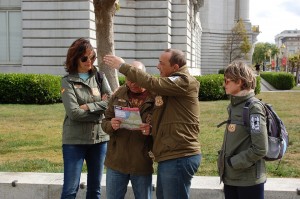 Talking to locals