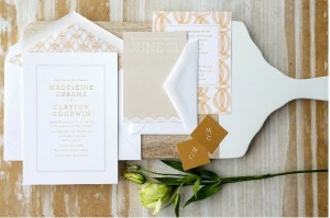 Modern wedding invitations smaller