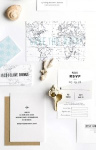 Destination wedding invitation