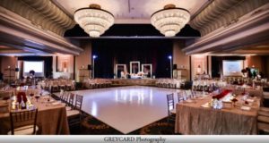 Reception venue at Indian wedding