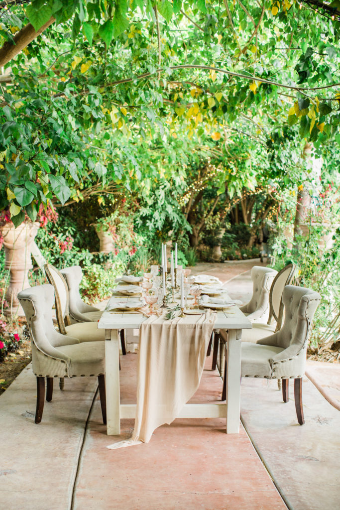 http://loiephotography.com/ Intimate wedding table