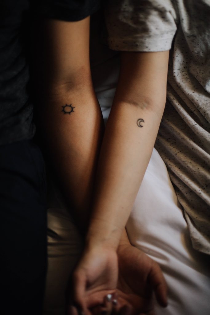 Tattoos bond new couples