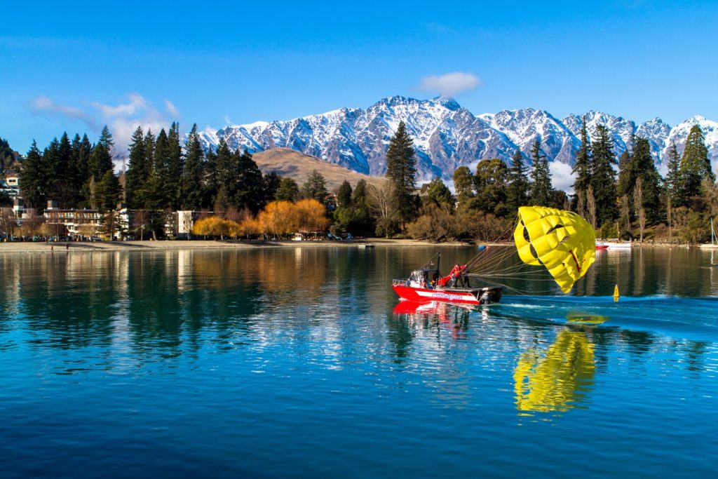 Boating on Lake Taupo
