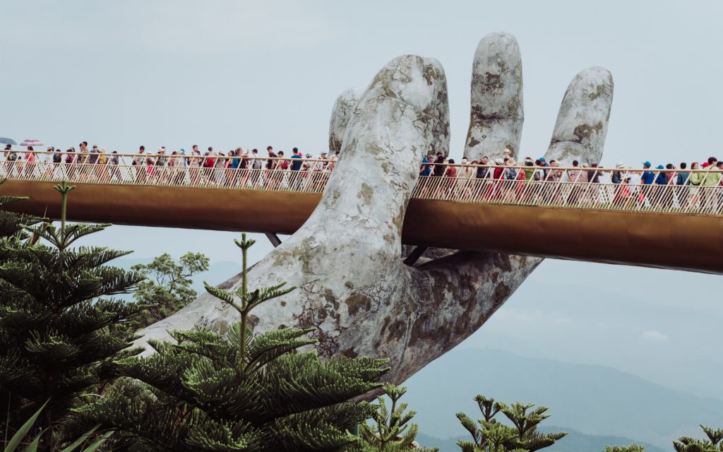 Golden Bridge on Ba Na Hills