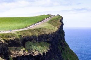 PIcnic on the Cliffs of Moher in Ireland