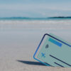 credit-card in the sand